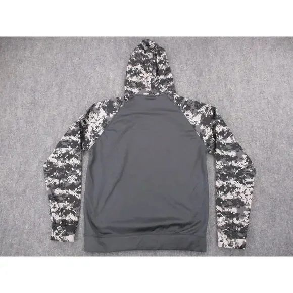 Alabama Crimson Tide Hoodie Mens Medium Gray Camo NCAA Football Colosseum OHT - Picture 3 of 16